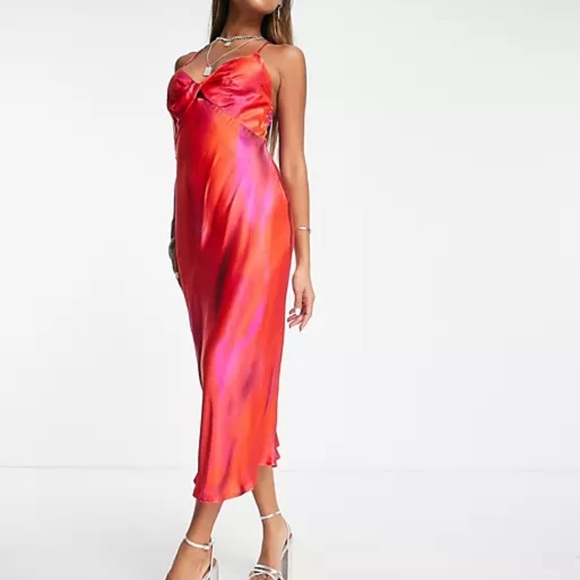 NWT Bershka Sunset Dress - Picture 4 of 5